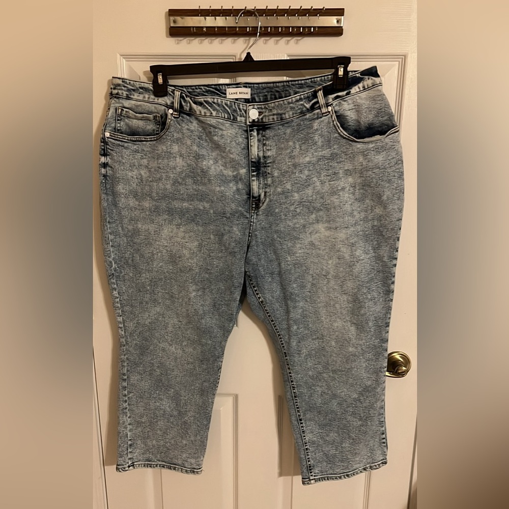 Lane bryant capri jeans plus size 26